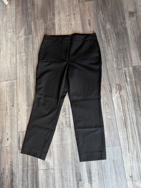 White House Black Market Black Straight Leg Dress Pants